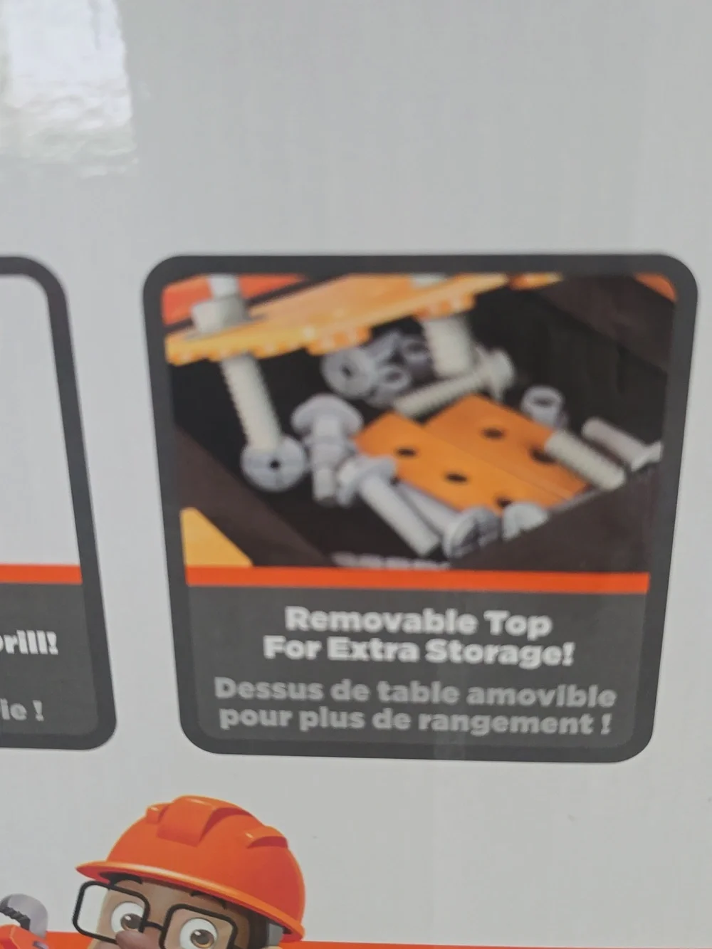 BLACK+DECKER Junior Tabletop Workbench - Orange and Black 40pcs New
